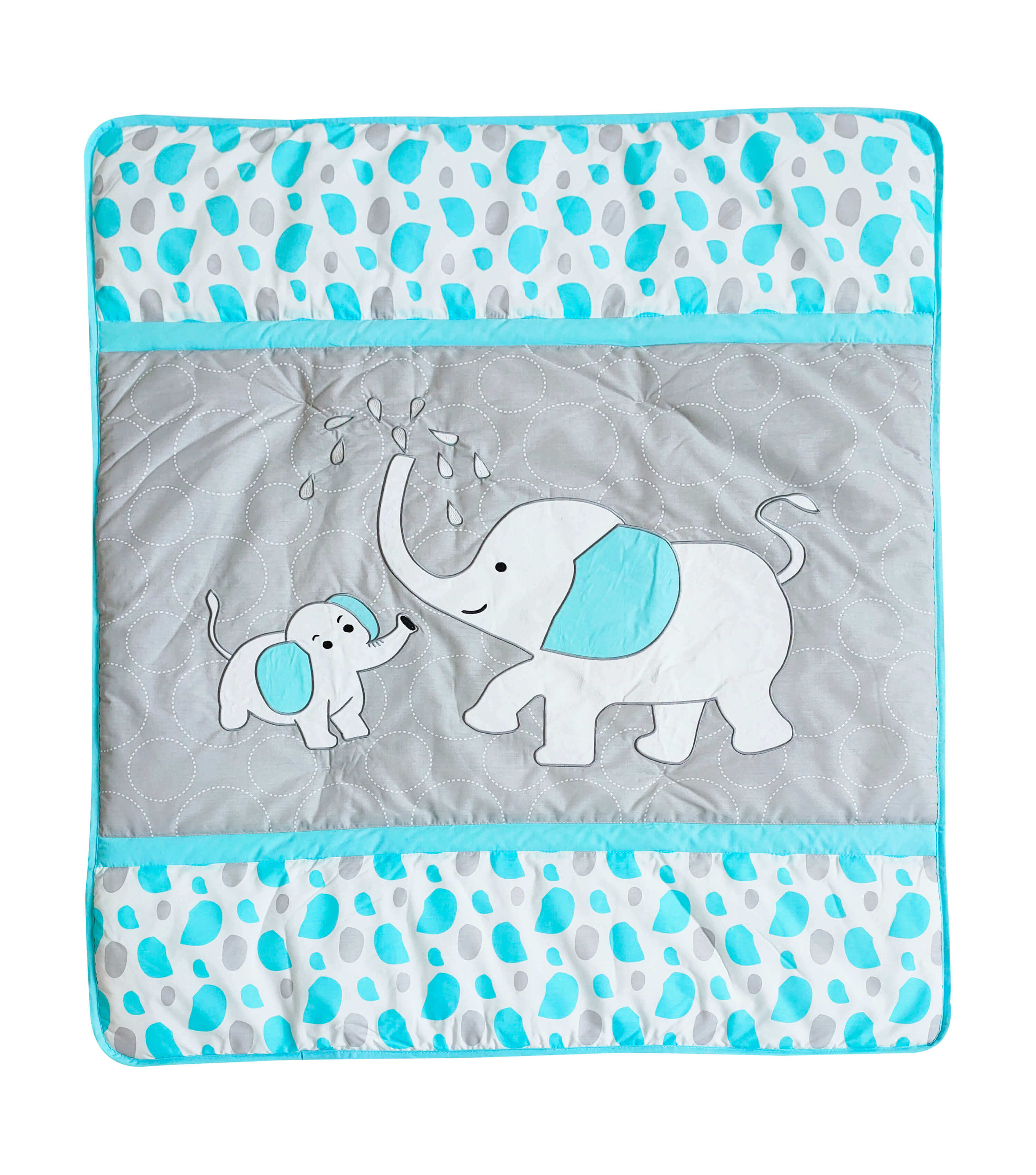 Mini Neutral Portable Crib Bedding Set Dreambaby