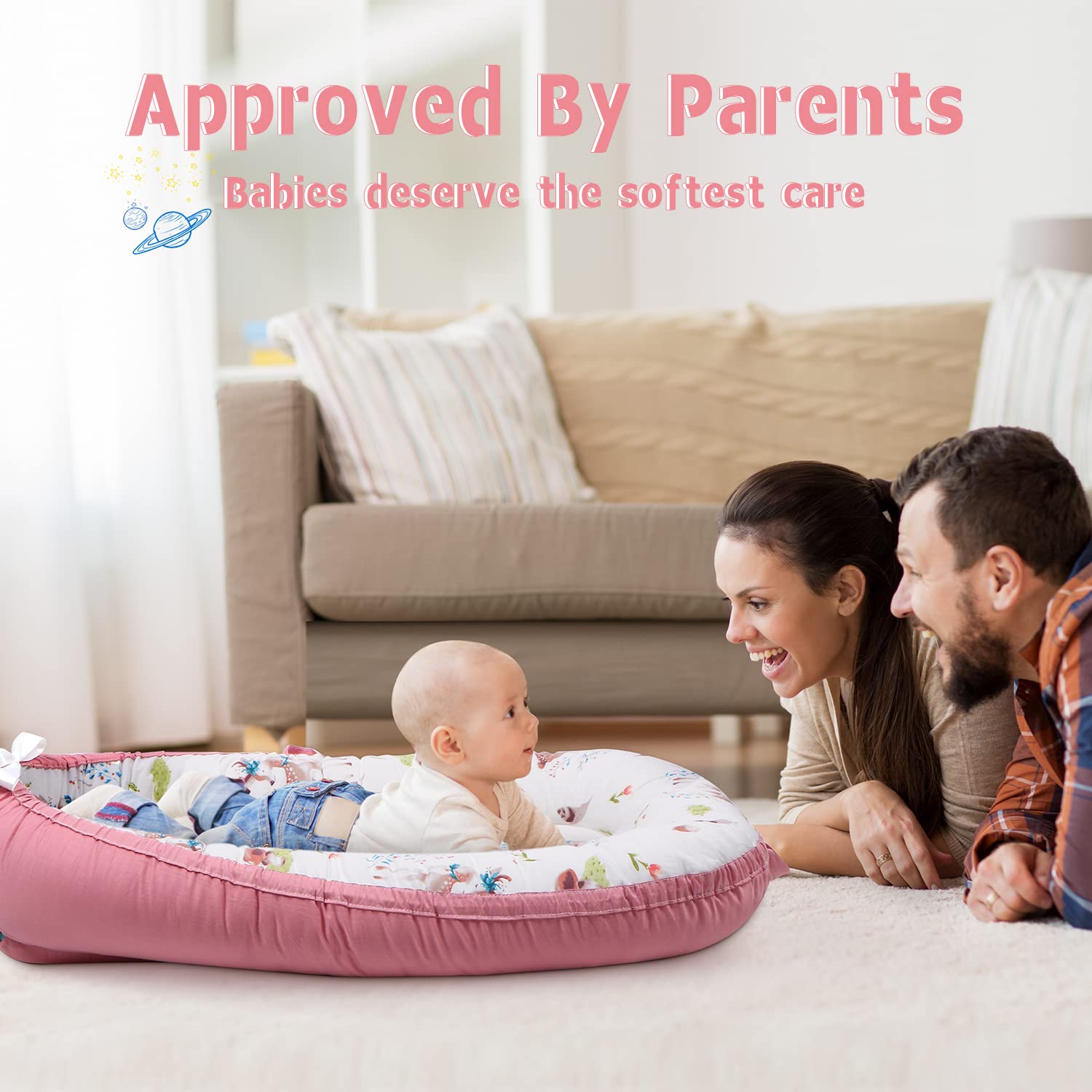 Nest Newborn Baby Lounger Chair Dreambaby
