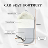 Silver Baby Car Seat Footmuff